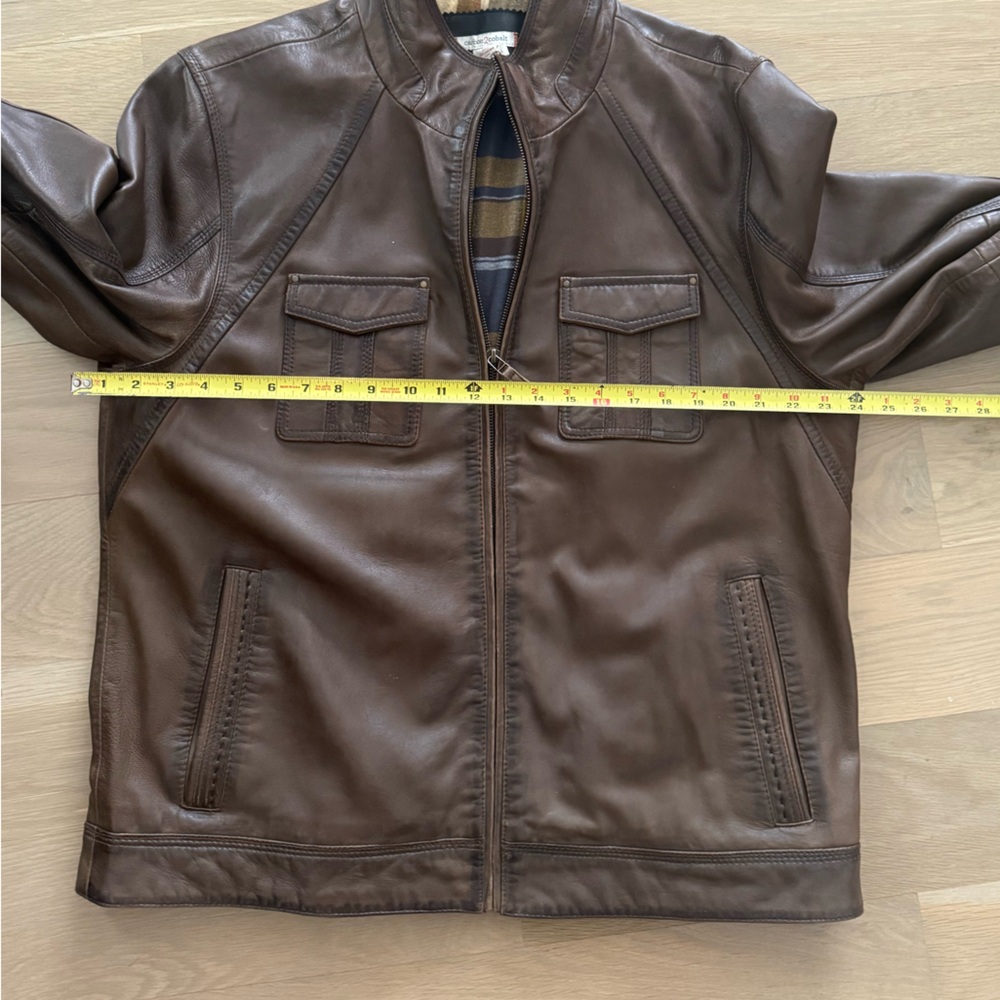 Men’s leather jacket - Picture 5 of 5
